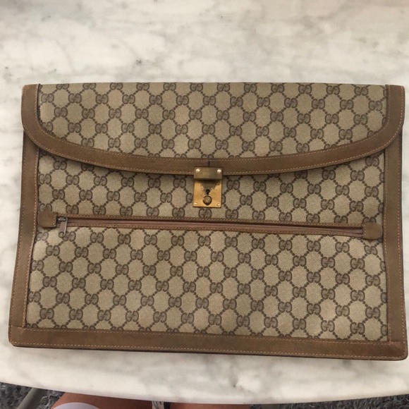 Gucci Accessories Vintage Gucci Briefcase Bag Poshmark
